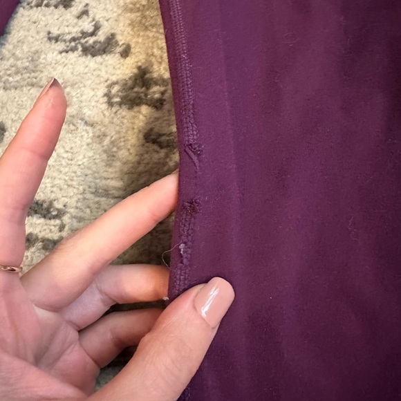 Fabletics Purple Leggings Size XS Tall - Picture 3 of 4